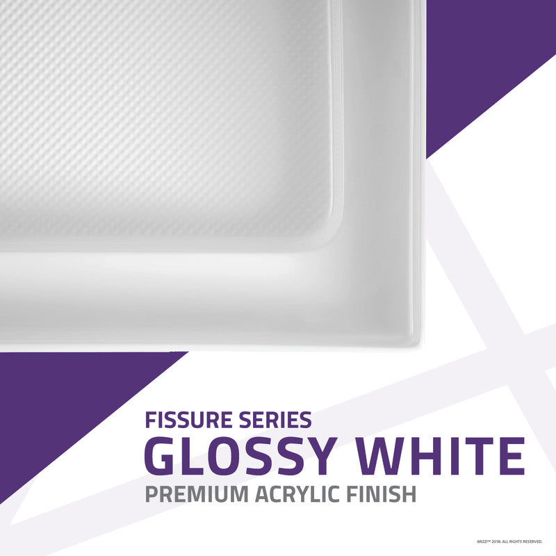 36 in. x 48 in. Single Threshold Shower Base in White