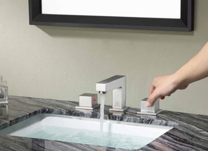 Bonette 8 in. Widespread 2-Handle Bathroom Faucet in Brushed Nickel