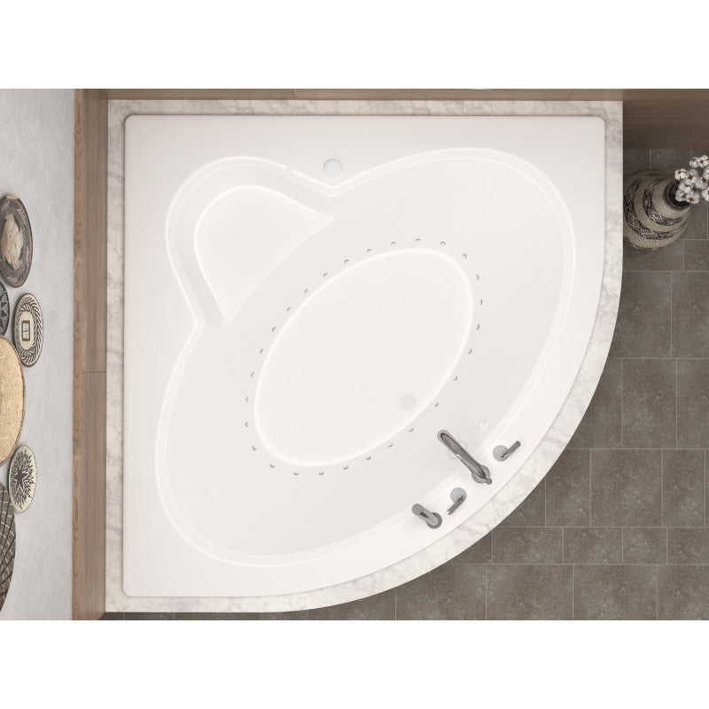 Atlantis Whirlpools Alexandria 60 x 60 Corner Air Jetted Bathtub