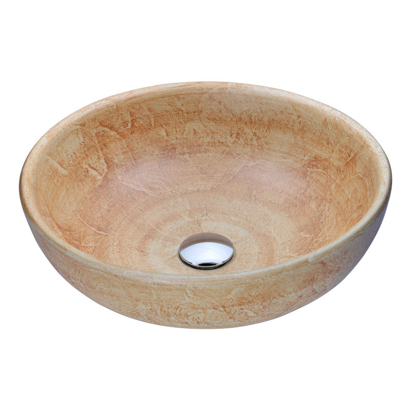 Earthen Series Vessel Sink in Creamy Beige