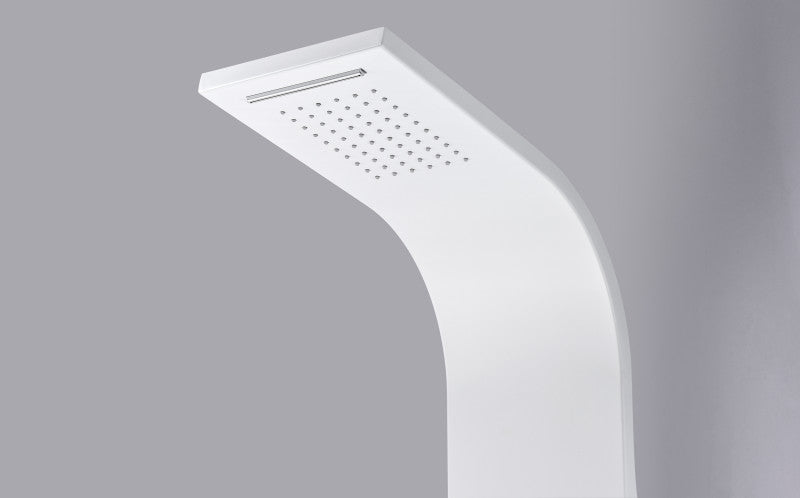 Arena Series 60 in. Full Body Shower Panel System with Heavy Rain Shower and Spray Wand in White