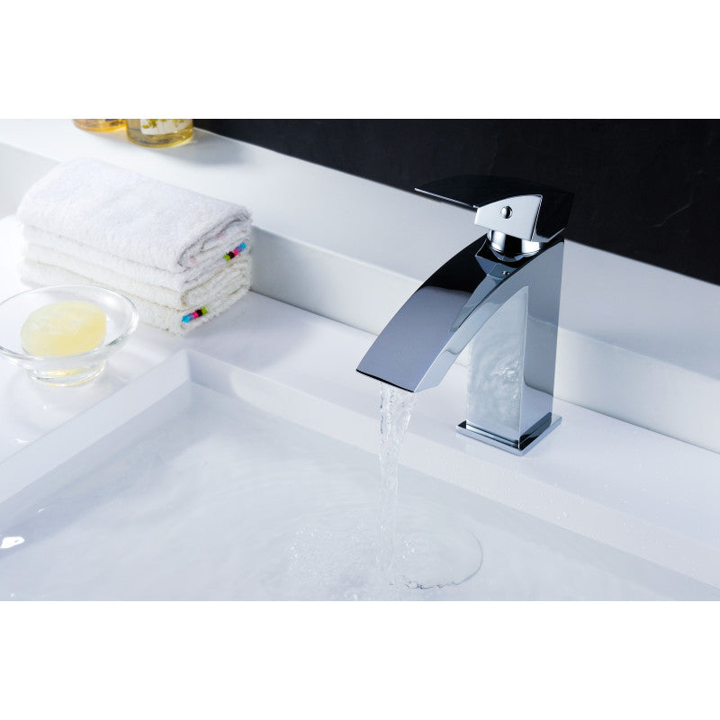Revere Series Single Hole Single-Handle Low-Arc Bathroom Faucet
