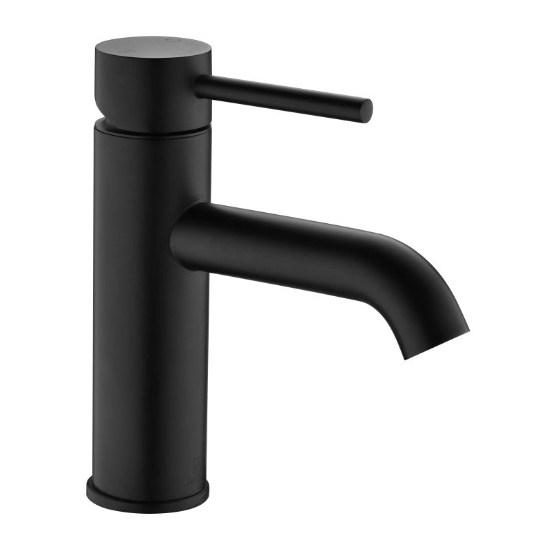 Valle Single Hole Single Handle Bathroom Faucet in Matte Black