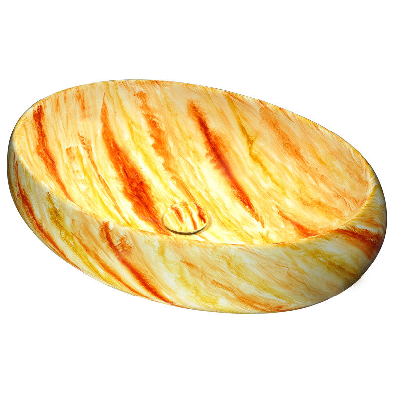 Pastel Series Ceramic Vessel Sink in Pastels Finish