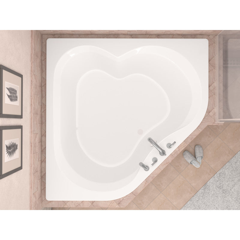 Atlantis Whirlpools Cascade 60 x 60 Corner Soaking Bathtub
