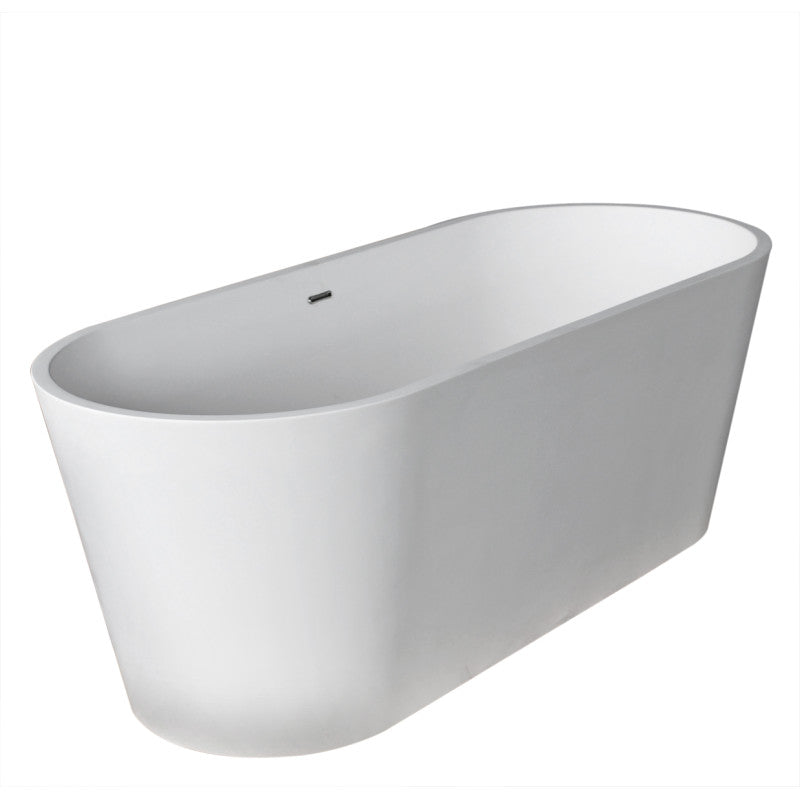 Atlantis Whirlpools Leith 28 x 67 Artificial Stone Freestanding Bathtub