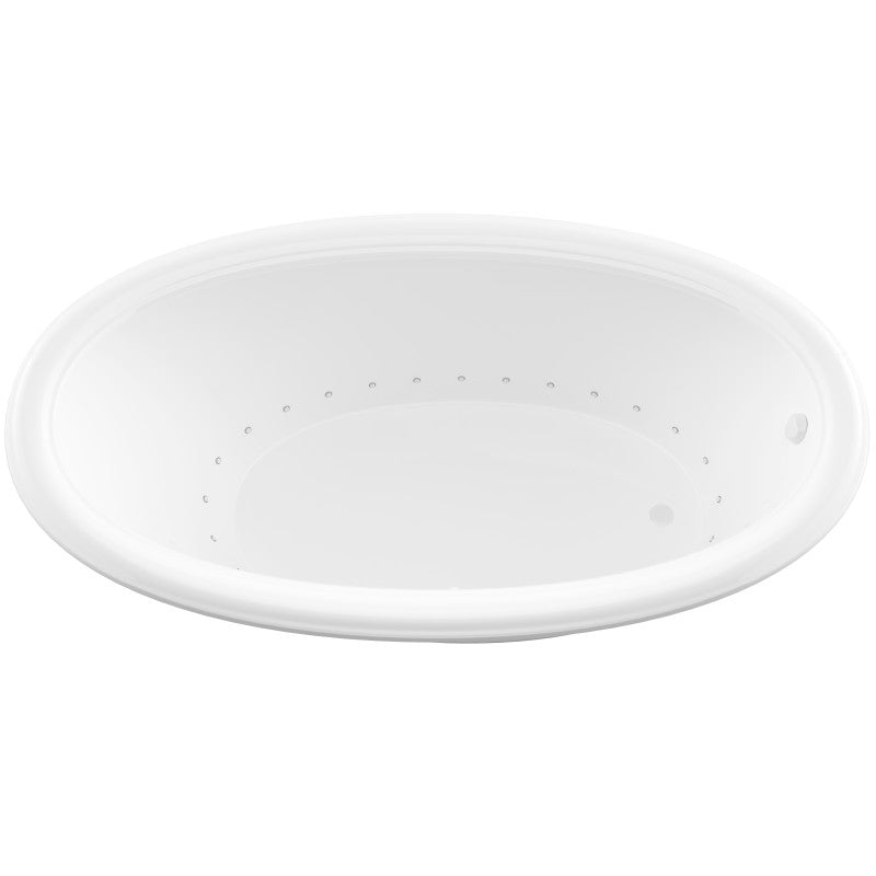 Atlantis Whirlpools Petite 36 x 60 Oval Air Jetted Bathtub