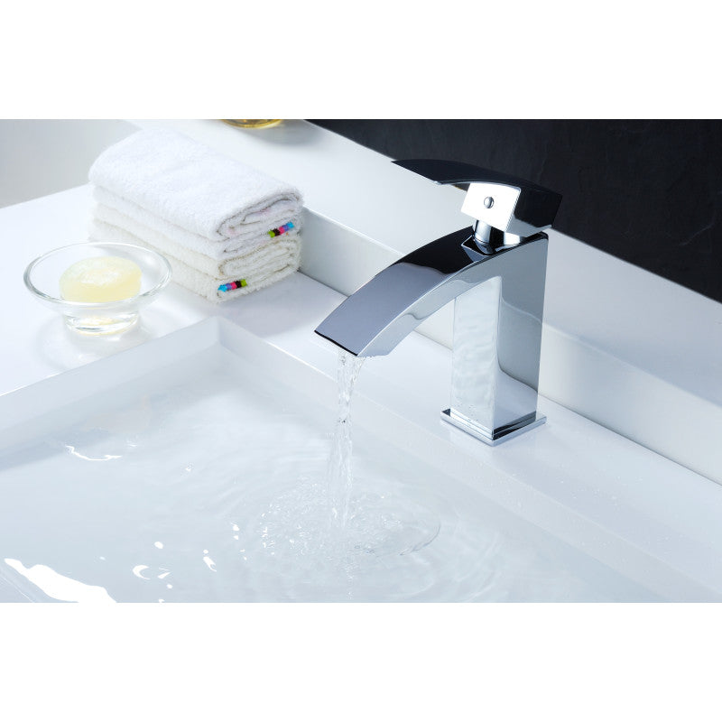 Revere Series Single Hole Single-Handle Low-Arc Bathroom Faucet