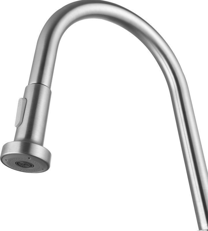 Tycho Single-Handle Pull-Out Sprayer Kitchen Faucet in Brushed Nickel