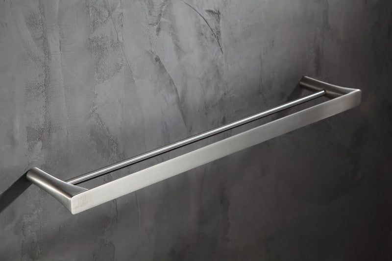 Caster 3 Series Towel Bar in Brushed Nickel