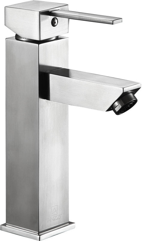 Pygmy Single Hole Single Handle Bathroom Faucet in Brushed Nickel