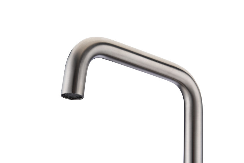 Moray Series 2-Handle Freestanding Tub Faucet with Hand Shower in Brushed Nickel