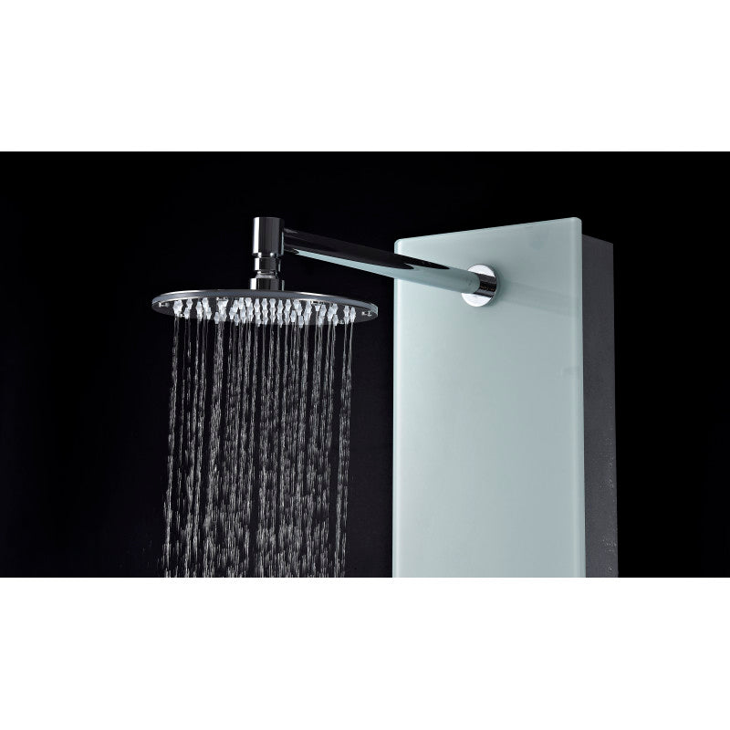 Mare Series 60 in. Full Body Shower Panel System with Heavy Rain Shower and Spray Wand in White