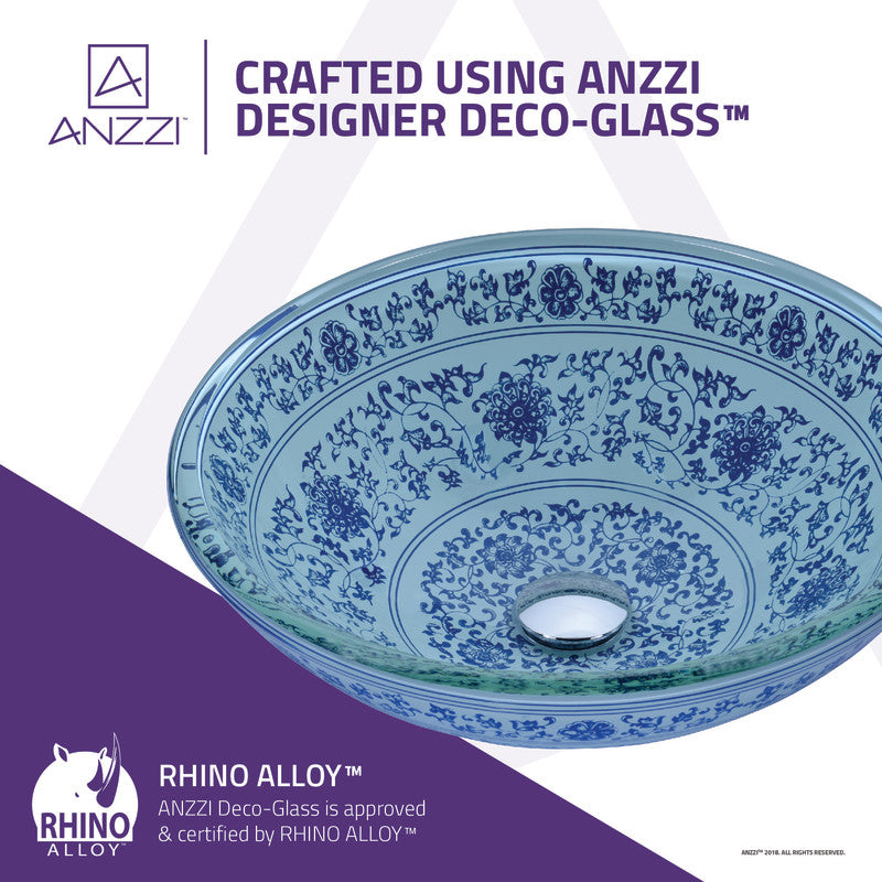 Satui Series Vessel Sink in Décor White