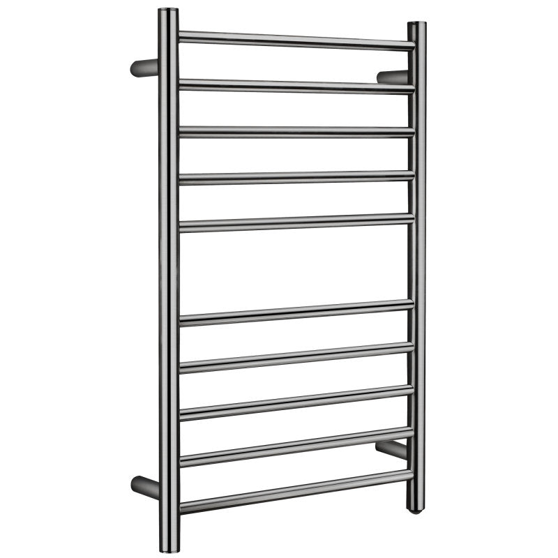 Bali Series 10-Bar Stainless Steel Wall Mounted Towel Warmer in Brushed Nickel