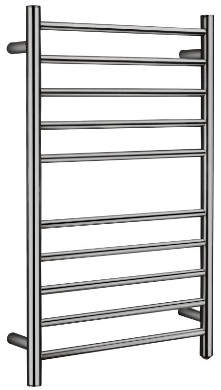 Bali Series 10-Bar Stainless Steel Wall Mounted Towel Warmer in Brushed Nickel