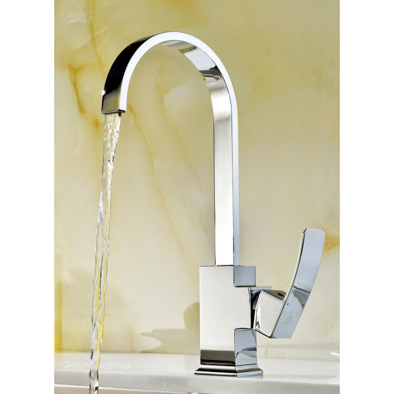 VANGUARD Undermount Stainless Steel 23 in. Single Bowl Kitchen Sink and Faucet Set with Opus Faucet