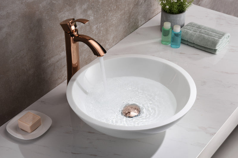 Warika Series Vessel Sink in White