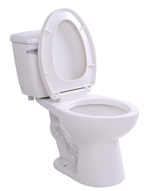 Kame 2-piece 1.28 GPF Single Flush Elongated Toilet in White