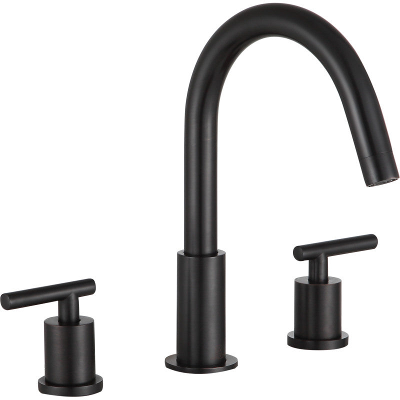 Roman 8 in. Widespread 2-Handle Bathroom Faucet in Oil Rubbed Bronze