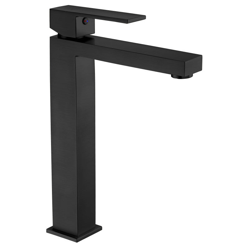 Enti Series Single Hole Single-Handle Vessel Bathroom Faucet in Matte Black