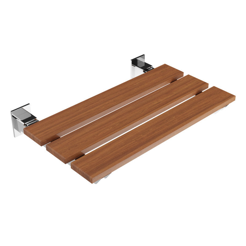 AC-AZ8207 - Rochen 18.7 in. Teak Wall Mounted Folding Shower Seat