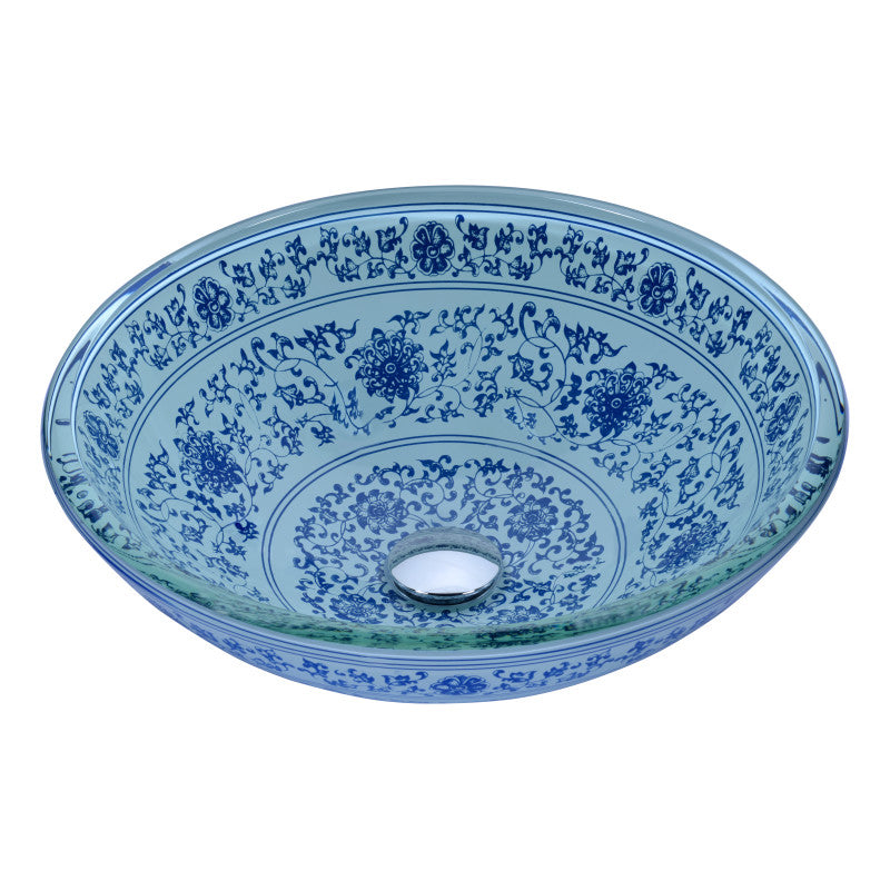 Satui Series Vessel Sink in Décor White
