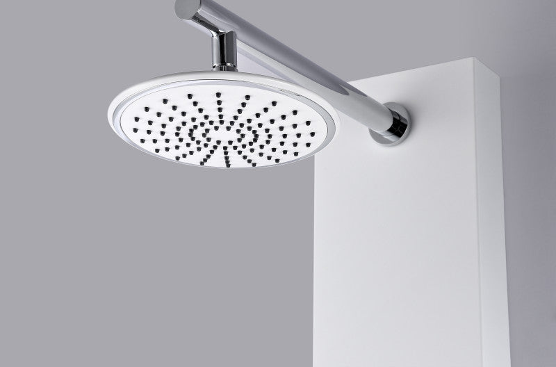 Aquifer Series 56 in. Full Body Shower Panel System with Heavy Rain Shower and Spray Wand in White