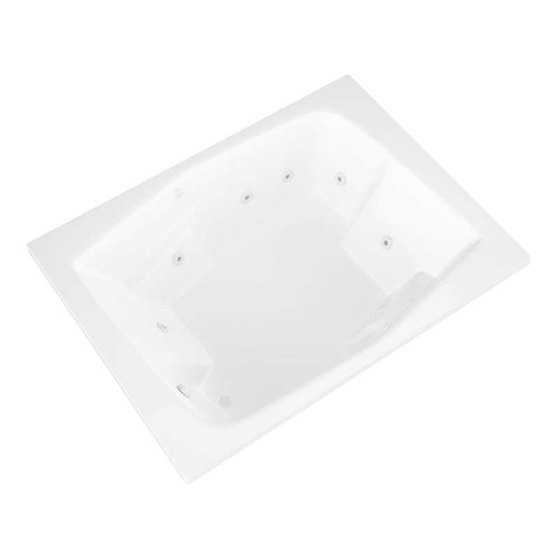 Atlantis Whirlpools Caresse 54 x 72 Rectangular Whirlpool Jetted Bathtub