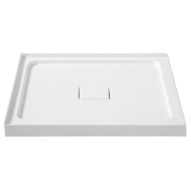 36 in. x 36 in. Double Threshold Shower Base in White