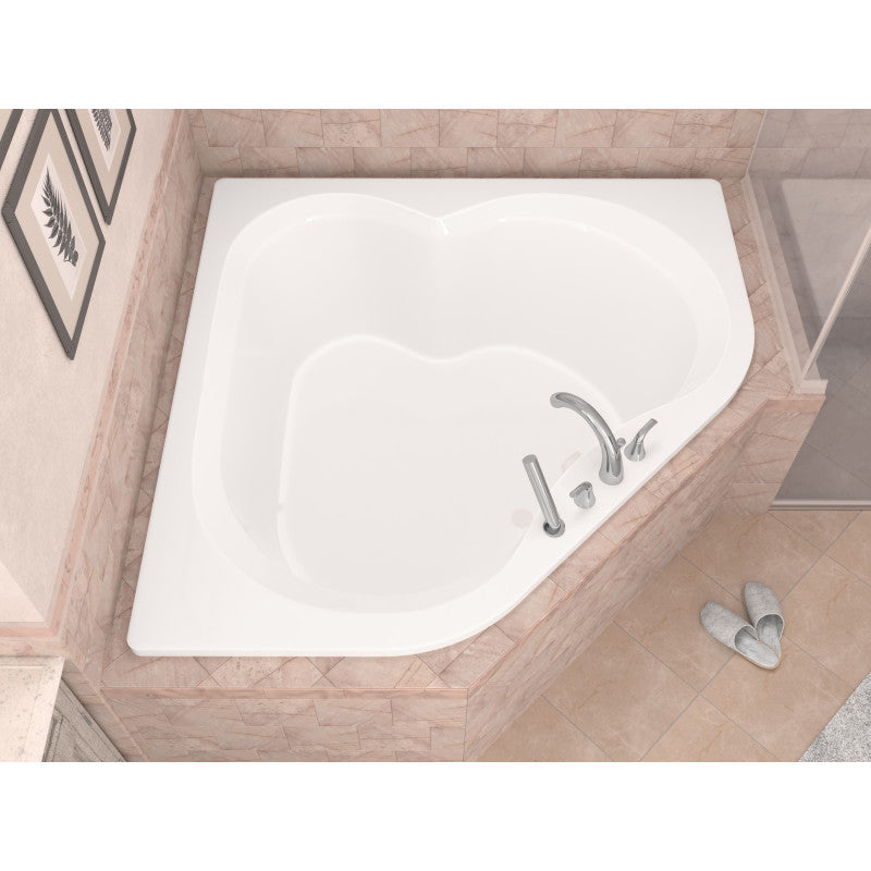 Atlantis Whirlpools Cascade 60 x 60 Corner Soaking Bathtub
