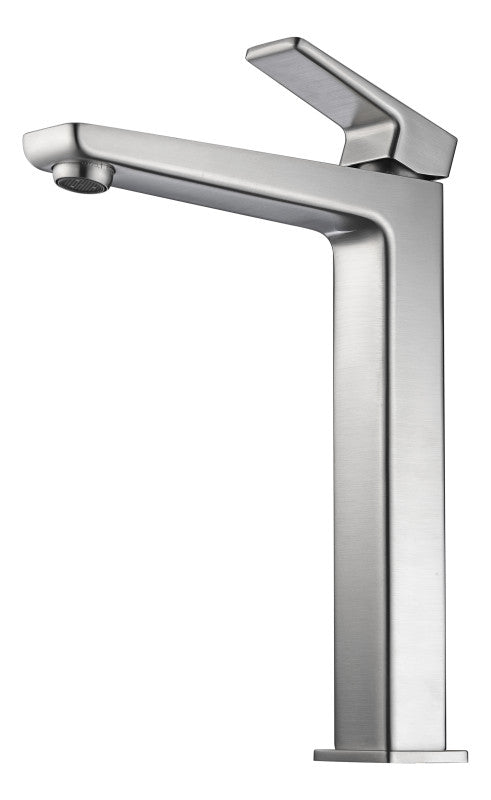 Valor Single Hole Single-Handle Bathroom Faucet in Brushed Nickel