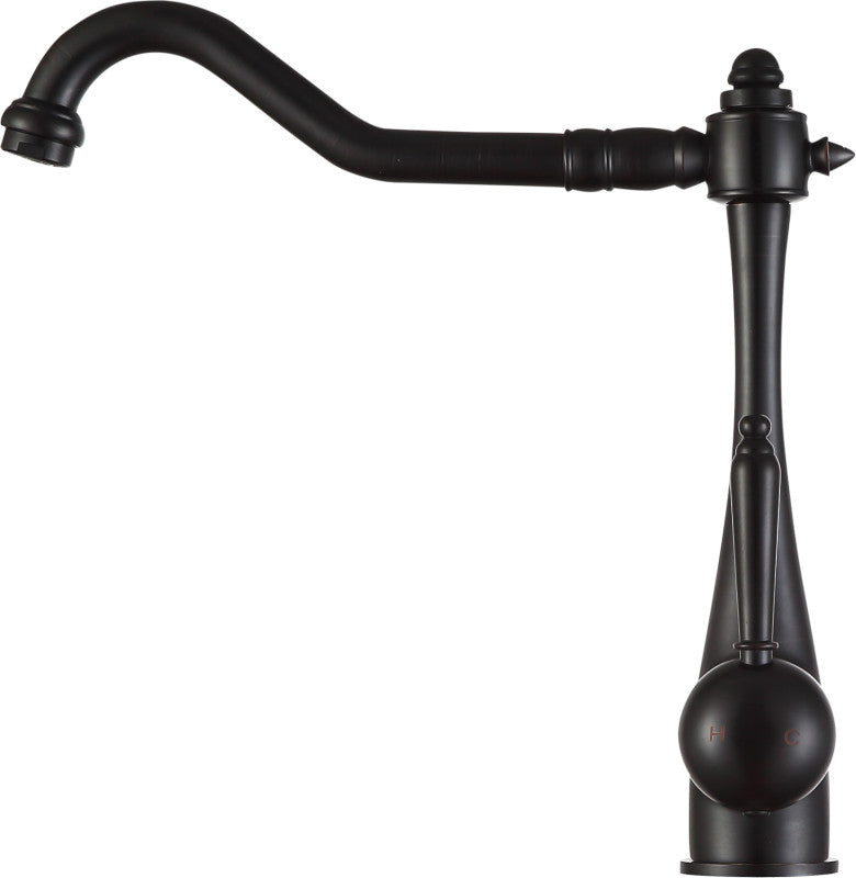 Single Handle Kitchen Faucet-Oil Rubbed Bronze-Patriarch Series-KF-AZ198ORB-ANZZI