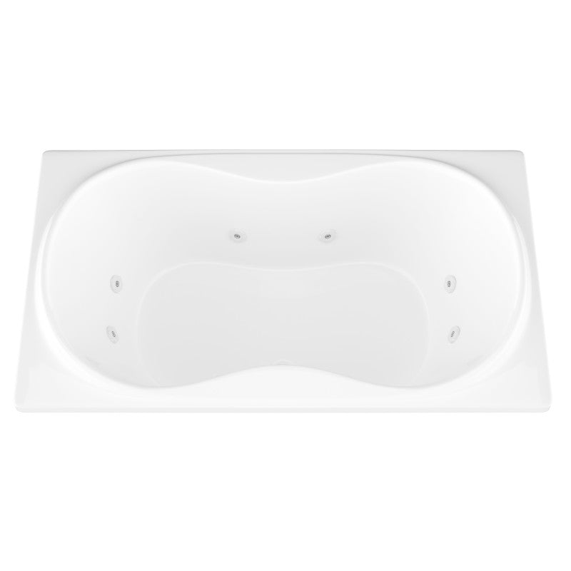 Atlantis Whirlpools Whisper 42 x 72 Rectangular Whirlpool Jetted Bathtub