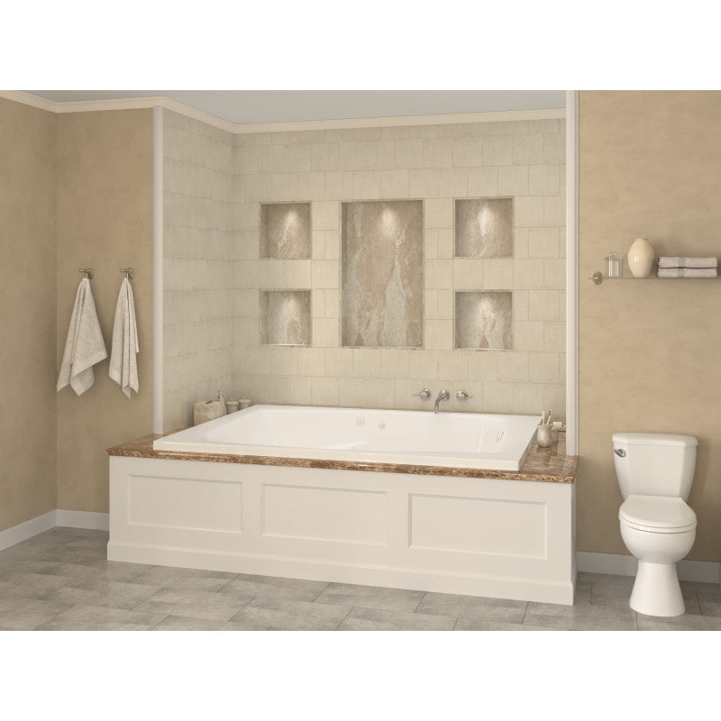 Atlantis Whirlpools Caresse 54 x 72 Rectangular Air & Whirlpool Jetted Bathtub