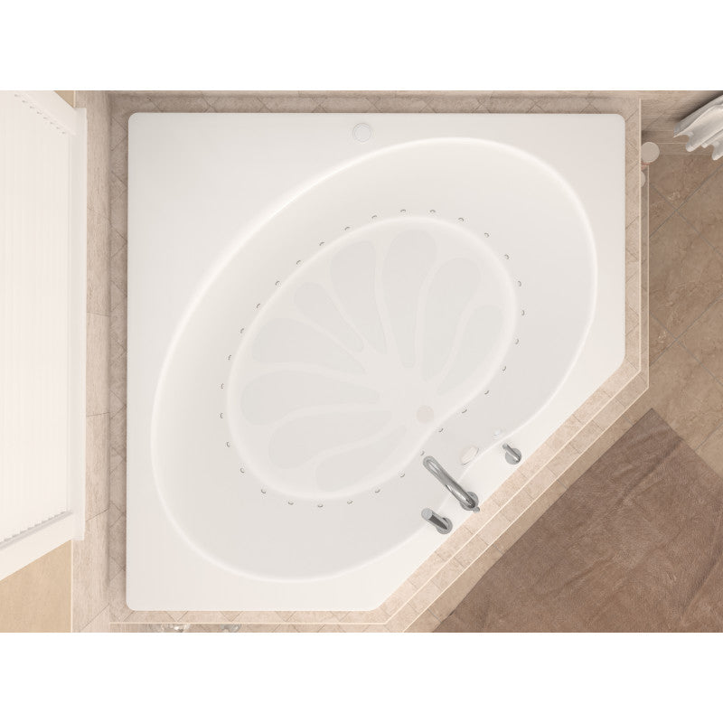 Atlantis Whirlpools Eclipse 60 x 60 Corner Air Jetted Bathtub