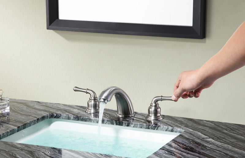 Princess 8 in. Widespread 2-Handle Bathroom Faucet in Brushed Nickel
