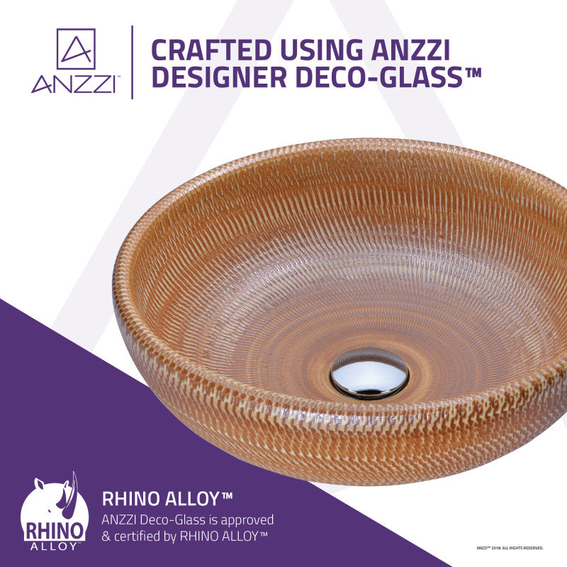 Earthen Series Vessel Sink in Creamy Beige
