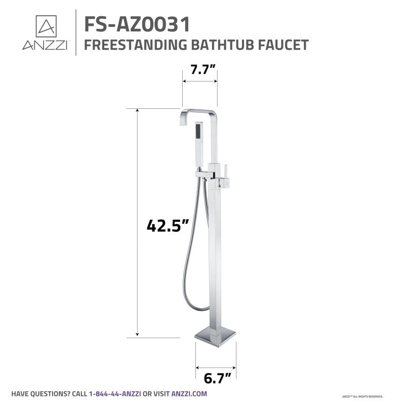 Victoria 2-Handle Claw Foot Tub Faucet with Hand Shower in Brushed Nickel