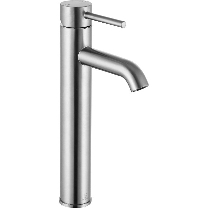 Valle Single Hole Single Handle Bathroom Faucet in Brushed Nickel
