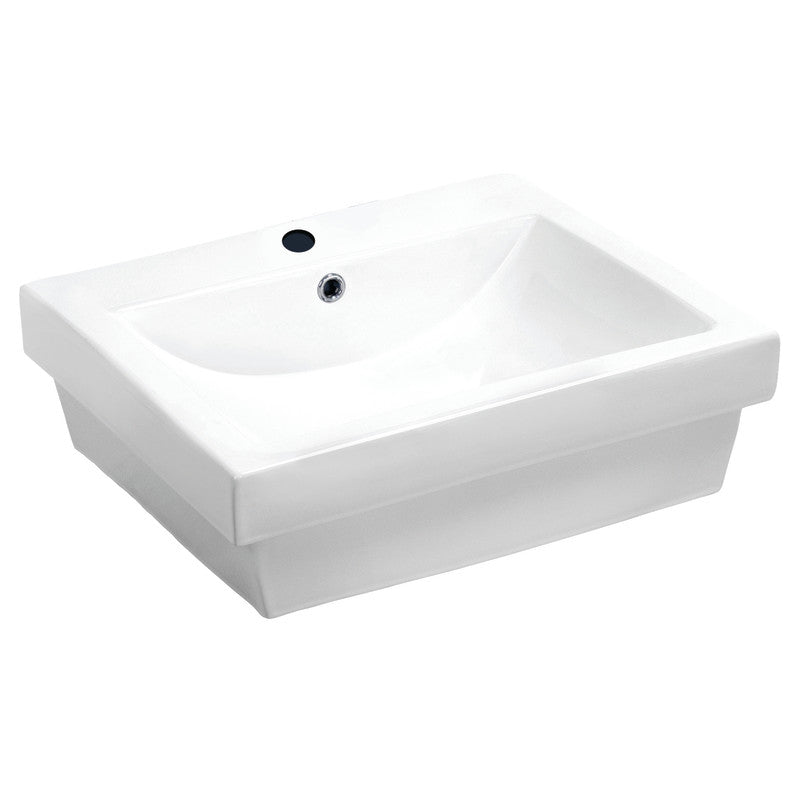 Neptune Series Ceramic Vessel Sink White