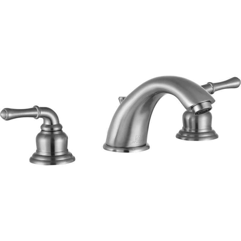 Prince 8 in. Widespread 2-Handle Bathroom Faucet in Brushed Nickel