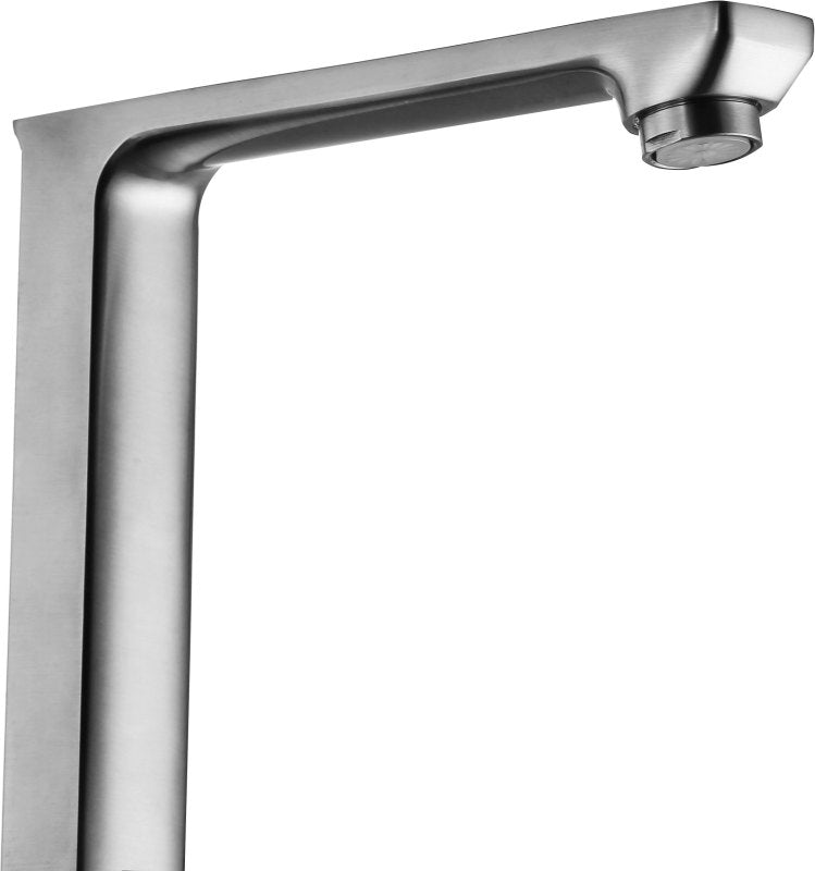 Shore 3-Handle Deck-Mount Roman Tub Faucet with Handheld Sprayer in Brushed Nickel