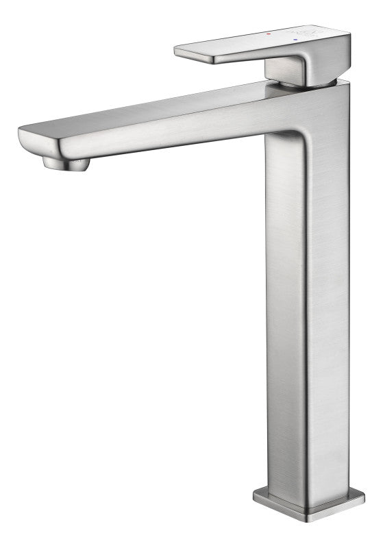 Valor Single Hole Single-Handle Bathroom Faucet in Brushed Nickel