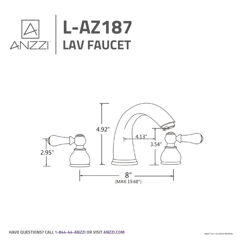 Raider 8 in. Widespread 2-Handle Bathroom Faucet in Brushed Nickel
