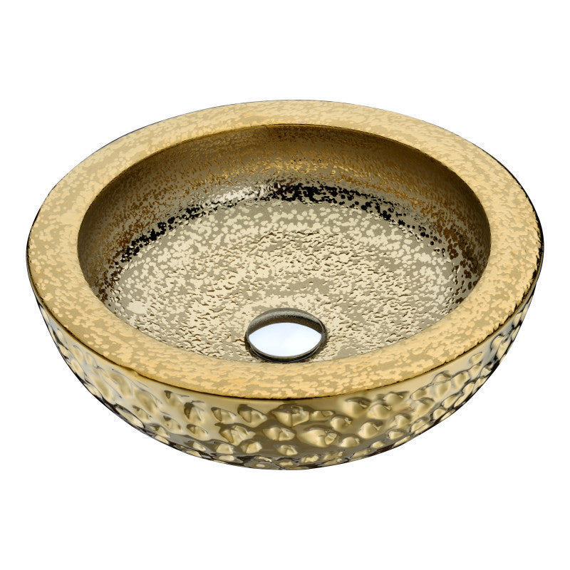 LS-AZ8199 - Levi Series Vessel Sink in Speckled Gold