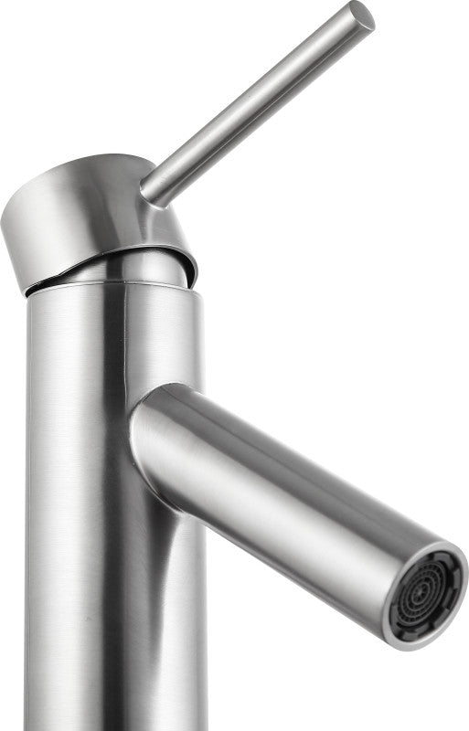 Valle Single Hole Single Handle Bathroom Faucet in Brushed Nickel
