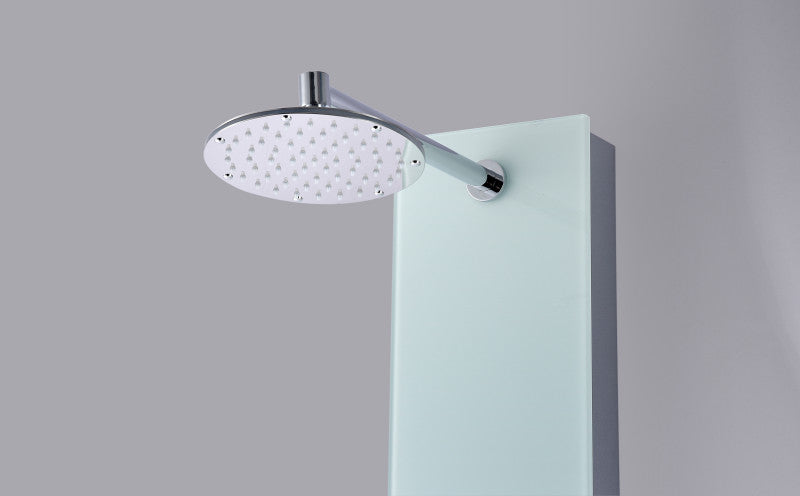 Titan Series 60 in. Full Body Shower Panel System with Heavy Rain Shower and Spray Wand in White