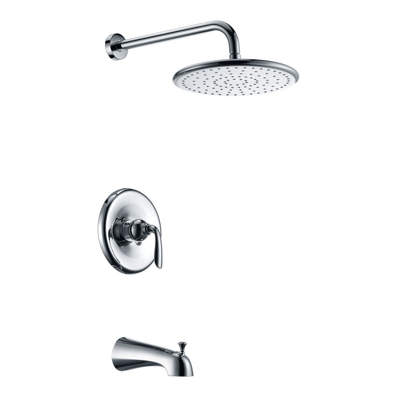 SH-AZ032 - Meno Series Single-Handle 1-Spray Tub and Shower Faucet in Polished Chrome