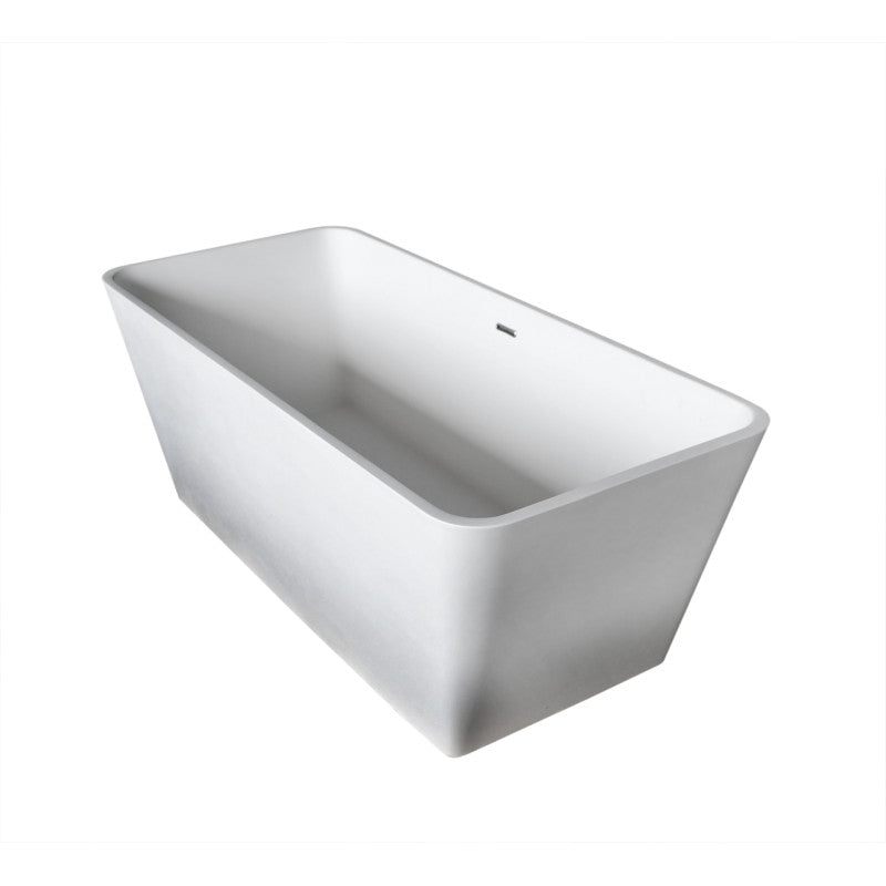 Atlantis Whirlpools Bealey 27 x 60 Artificial Stone Freestanding Bathtub